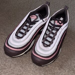 Nike Pink and Brown Air Max Sneakers